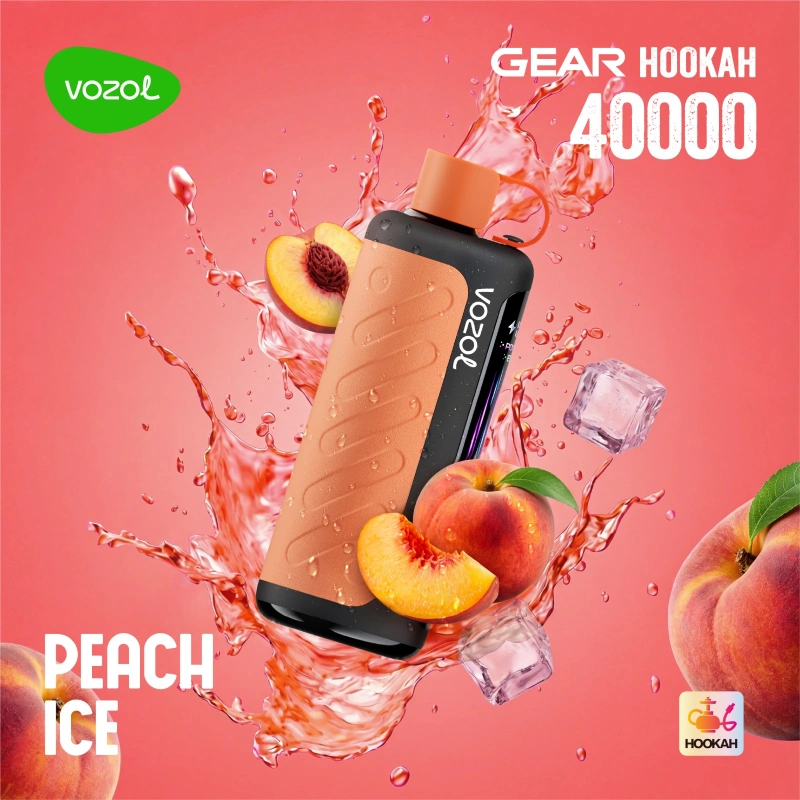 Vozol-Gear-Hookah-40000-Puffs-Peach-Ice.webp Vozol Hookah 40000 Peach Ice - Görsel 1
