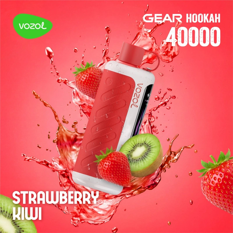 Vozol-Gear-Hookah-40000-Puffs-Strawberry-Kiwi.webp Vozol Hookah 40000 Strawberry Kiwi - Görsel 1