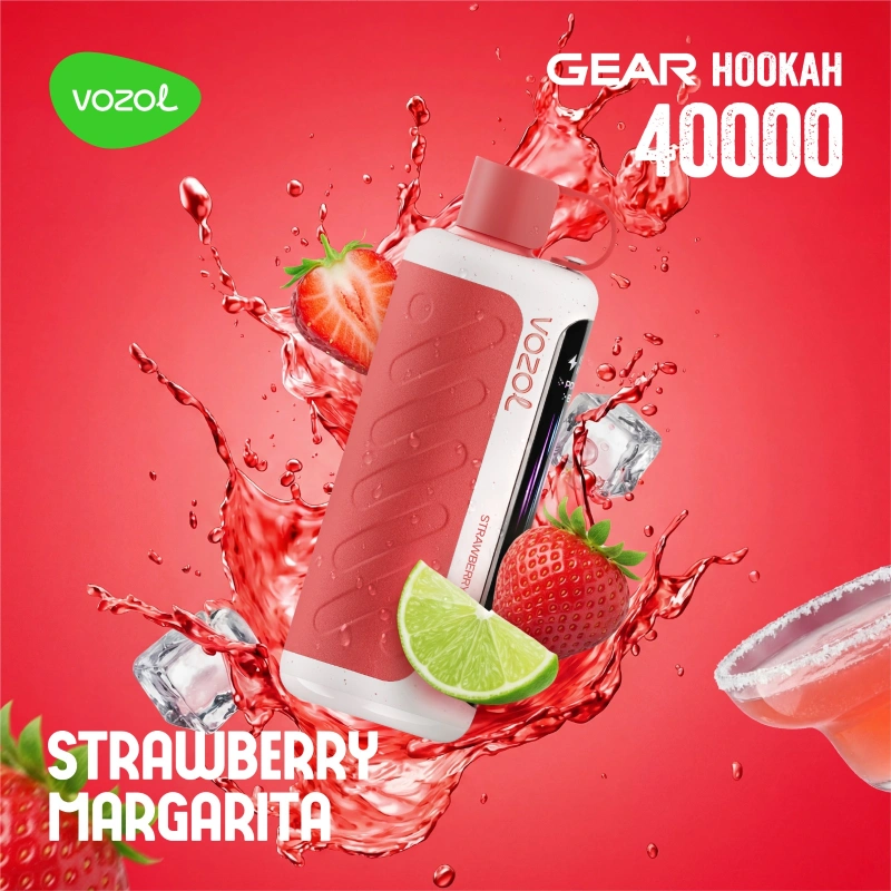 Vozol-Gear-Hookah-40000-Puffs-Strawberry-Margarita.webp Vozol Hookah 40000 Strawberry Margarita - Görsel 1