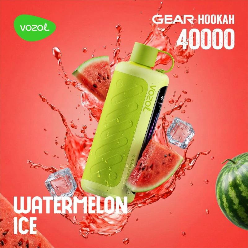 Vozol-Gear-Hookah-40000-Puffs-Watermelon-Ice.webp Vozol Hookah 40000 Watermelon Ice - Görsel 1